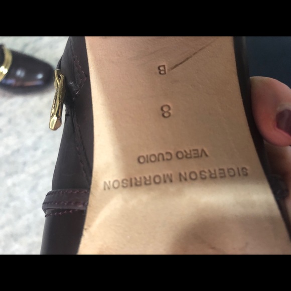 Burgundy Genuine Leather Boots Luxury size 8 - Picture 4 of 4